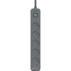 Tracer 47813 Super Line+ Graphite 1.5m (5 outlets )