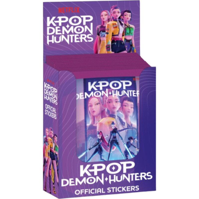 Kpop Demon Hunters K-POP DEMON HUNTERS kolekcionējamas uzlīmes, 5 gab., KPSTICKER-2026
