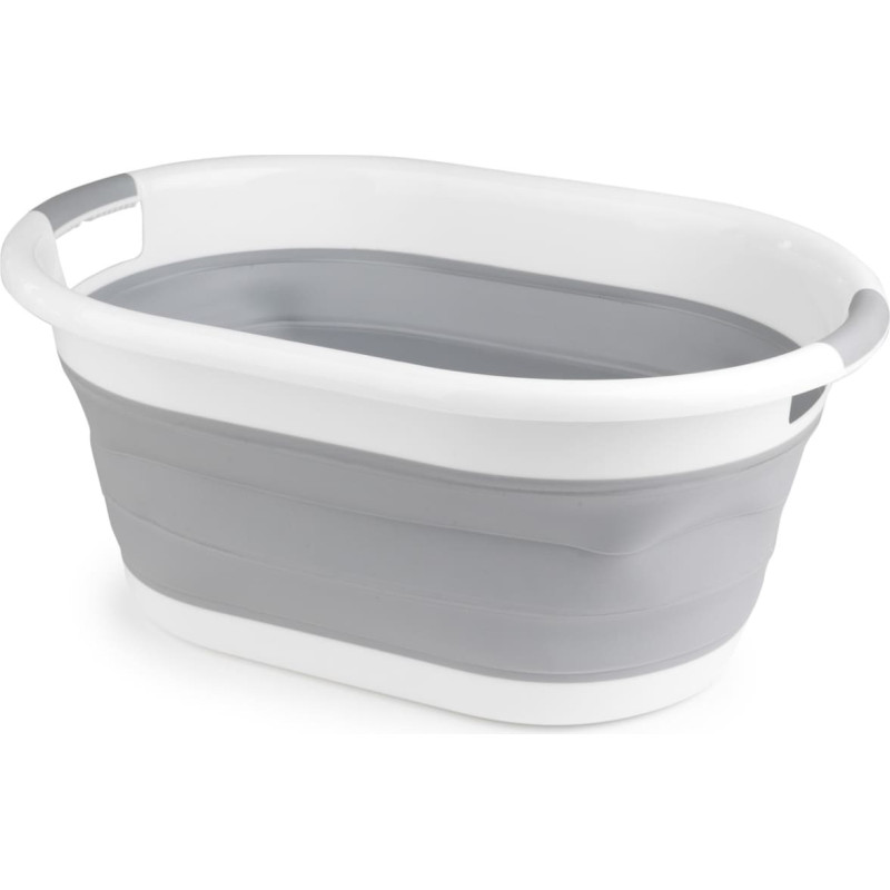 Beldray LA034816FPEU7 Collapsible Laundry Basket 28L White/Grey