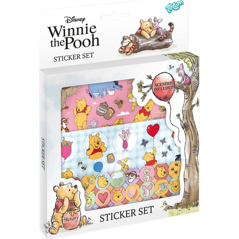 Totum WINNIE THE POOH uzlīmju komplekts, TT690200
