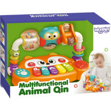Woopie BABY Interaktywne Pianino Edukacyjne Sensoryczne Lisek LED Grzechotki