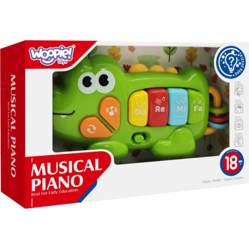 Woopie BABY 59158 Pianinko interaktywne krokodyl