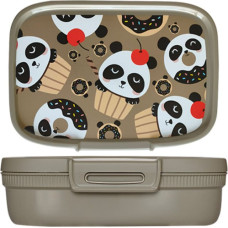 Curver Pārtikas uzglabā&scaron;anas trauks taisnstūrveida 1,3L Snap Box brūns/kawaii