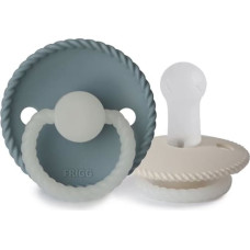Frigg F100196 Rope Smoczek uspokajający na noc 2-pak silikon 6-18m Stone