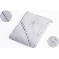 Sensillo Lamb soft bath towel – grey, 100x100, BOC0110