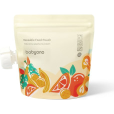 Babyono rusable food pouch 150ml 5pcs 1467