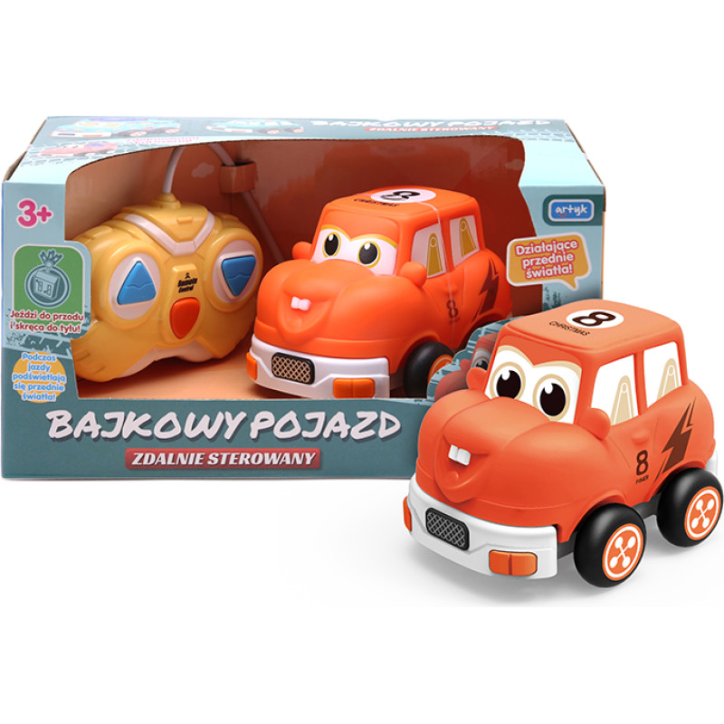 Artyk 132490 Bajkowy pojazd zdalnie sterowany pomarańczowy