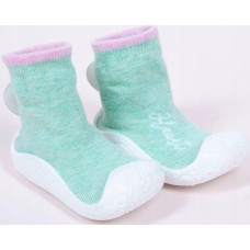 Yo Baby SCORPIO OB-132 Skarpety z gumową podeszwą 3D serce dziewczynka 24