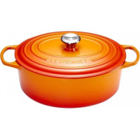 Le Creuset Čuguna katls ovāls 31cm / 6,3L oranžs