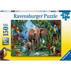 Ravensburger Puzzle Elephants at the oasis 150p 12901