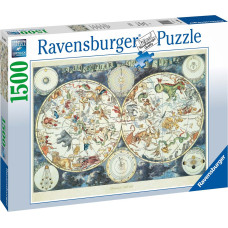 Ravensburger puzzle World map of fant. beasts 1500p 16003