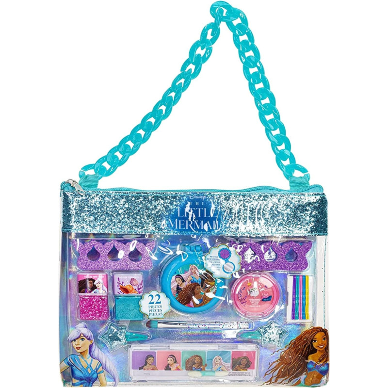 Townley Disney Little Mermaid Chain Bag Cosmetic Set DP5113GA