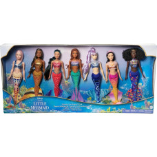 Disney Mattel Disney The Little Mermaid Ultimate Ariel Sisters 7-Pack HLX18