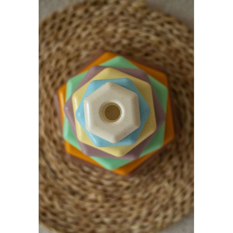 Elfiki Kudikiams žaislas Eko lavinantis žaislas Pyramid Elfiki