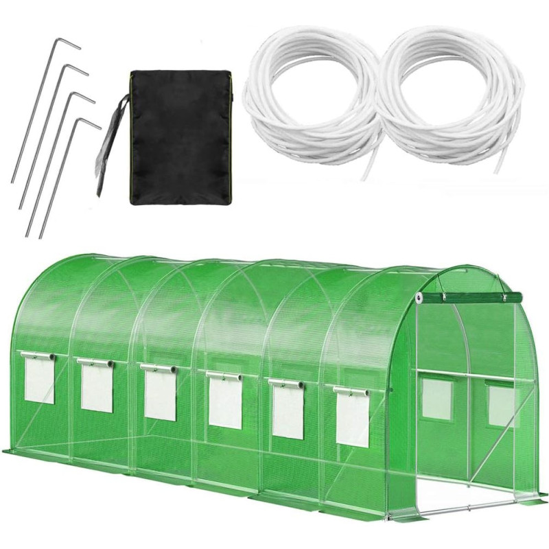 Springos Sodo šiltnamis Springos GT0005 18 m2 ( 6x3x2 m)