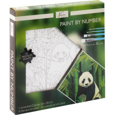 Grafix värvi numbri järgi Panda