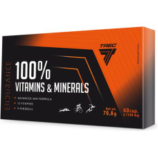 Trec Mineraalidekompleks TREC 100% VITAMINS & MINERALS 60 kapslit