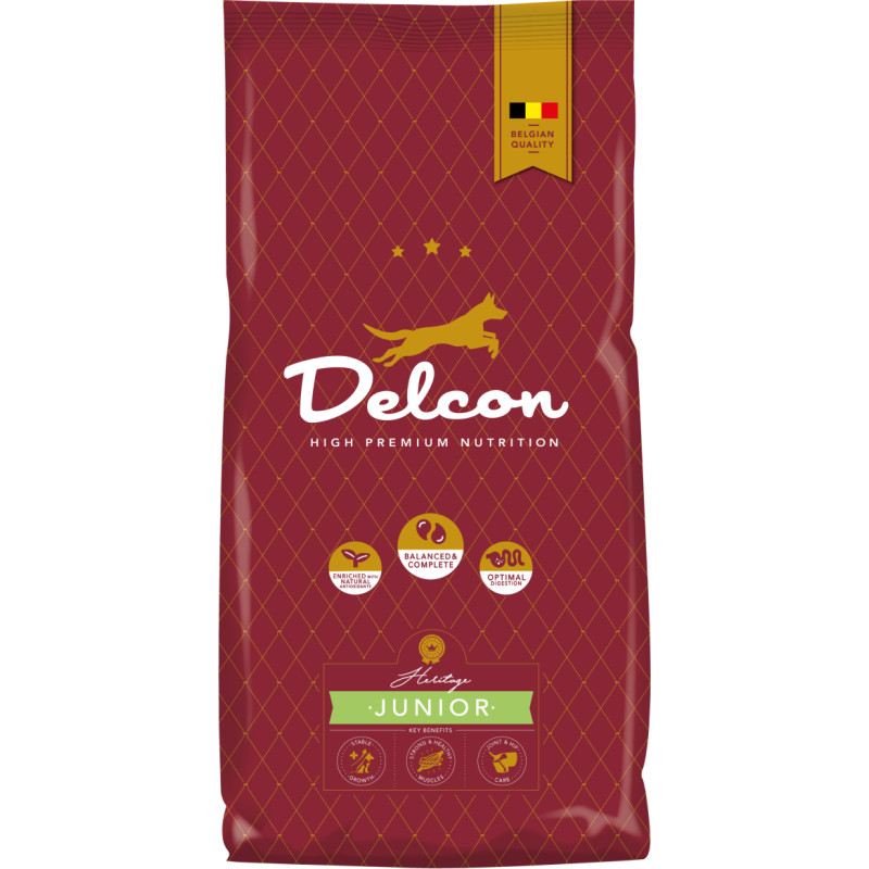 Delcon Pašaras jauniems šunims JUNIOR / 3 kg