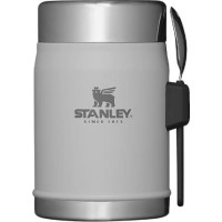 Stanley Termoss ēdienu The Legendary Food Jar + Spork 0,4L gaiši pelēks