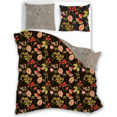 BEDDING SET FLOVERY 004 140X200+70X90 COTTON.