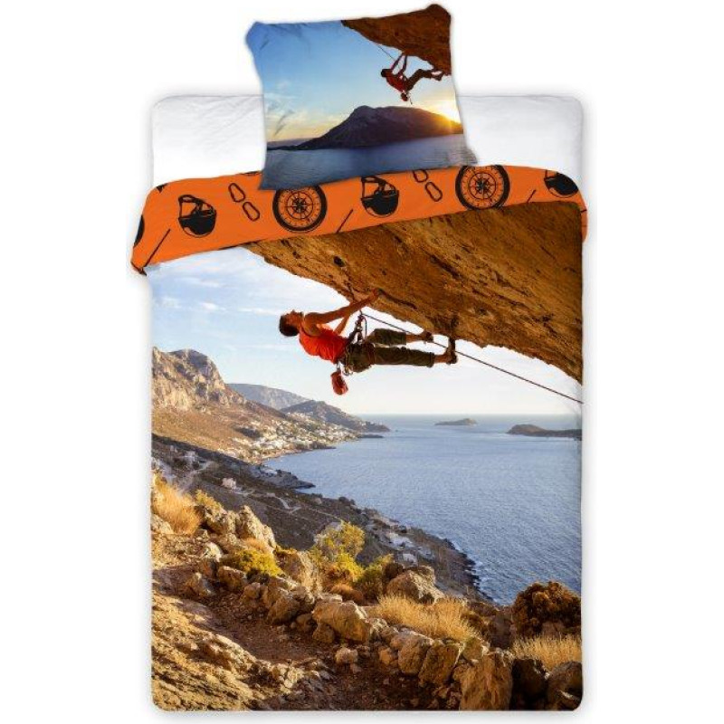 BEDDING SET SPORTIVO 006 CLIMBING 160X200+70X80 COTTON.YOUTH.