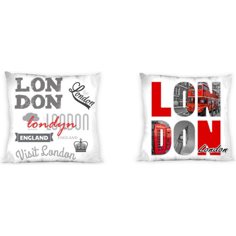 CUSHION COVER CITY 001 LONDON 40X40 DOUBLE-SIDED PC