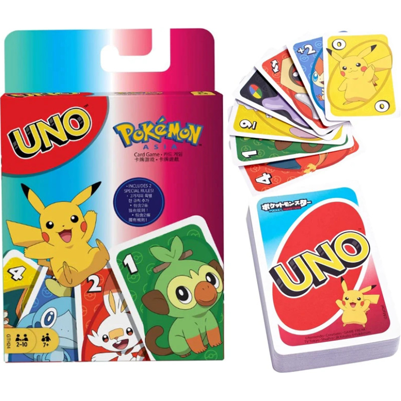 UNO Pokémon kortos