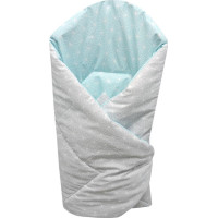 Ankras wrap blanket 80/80 diamonds grey mint