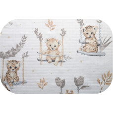 Ega Kids vystyklas - 29446 - TETRA PRINT - EGA - ANIMALS on a SWING -  dydis 70x80 cm