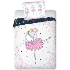 POŚCIEL KPL.PRZYTULAKI/CUDDLES 024 BALERINA 100X135+40X60 BAW.