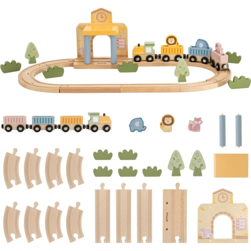 Viga 44257 Stacja kolejowa z pociągiem