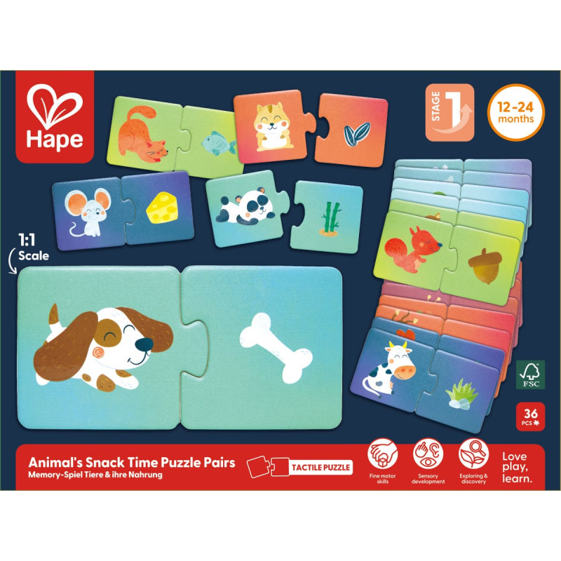 Hape dėlionė, gyvūnų maitinimas, E1665A