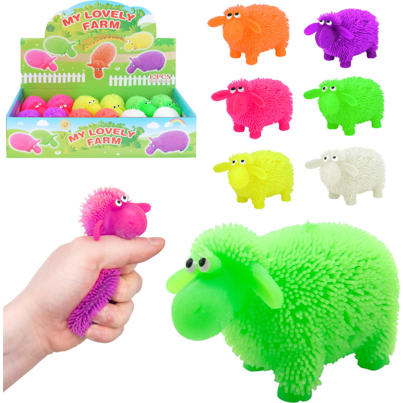 OWCA MIĘKKA ŚWIECĄCA 6 KOLORÓW