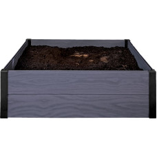 Keter Apmalīte kvadrāta puķu dobei Maple Square 106x106x32cm pelēka