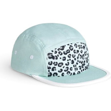 Kietla Green Leopard Cap 0-2 y 7464C+NATURAL DENIM 44-48cm