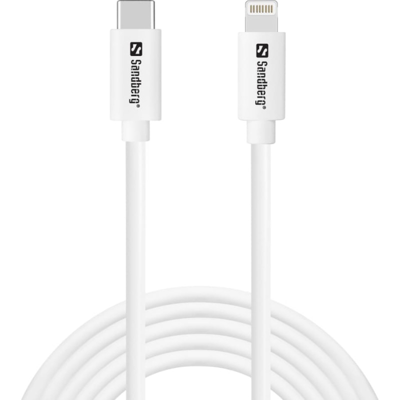 Sandberg 136-59 USB-C PD to Lightning MFI cable, 2M