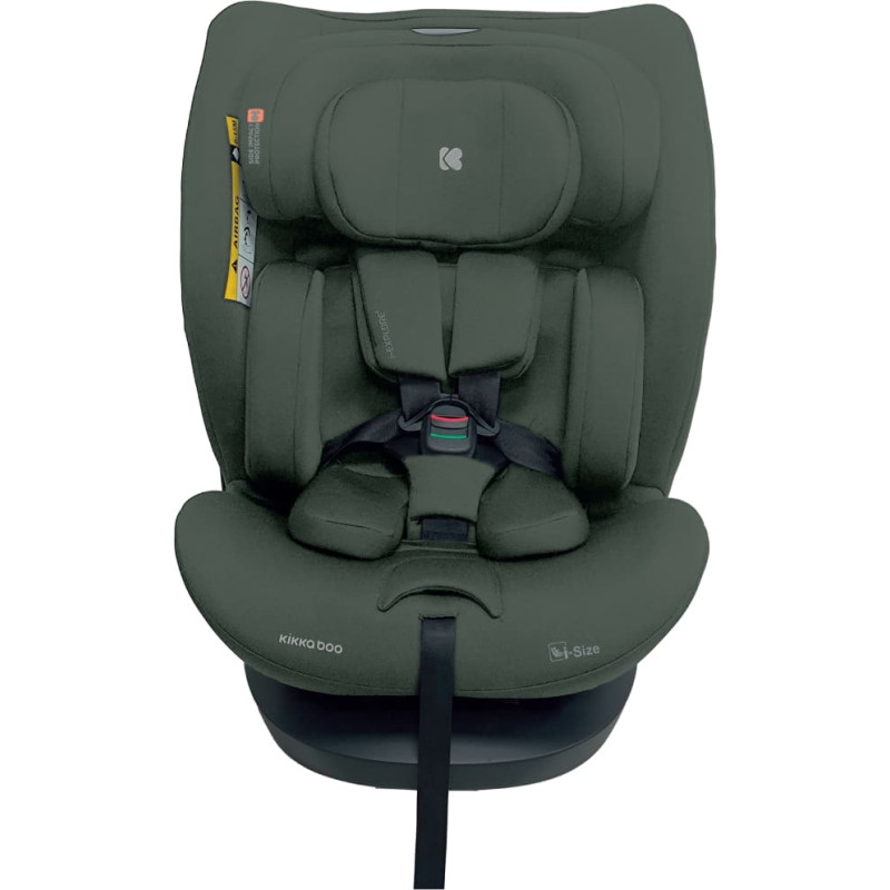 KIKKABOO Automobilinė kėdutė 40-150 cm i-Explore 2 i-SIZE Army Green
