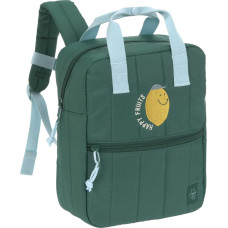 Lassig Mini Square Backpack Little Gang Lemon dark green