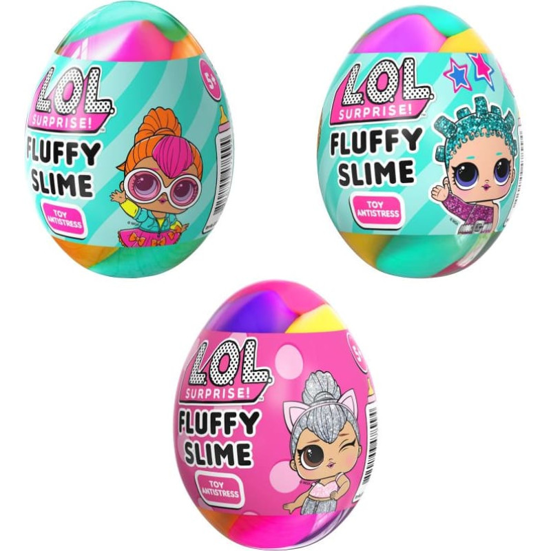 Lovin&rsquo;do Antistresini Slime masė L.O.L. Surprise! TM Colorful fluffy