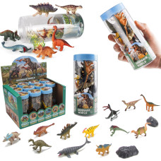 DINOZAURY W TUBIE 14 ELEMENTÓW