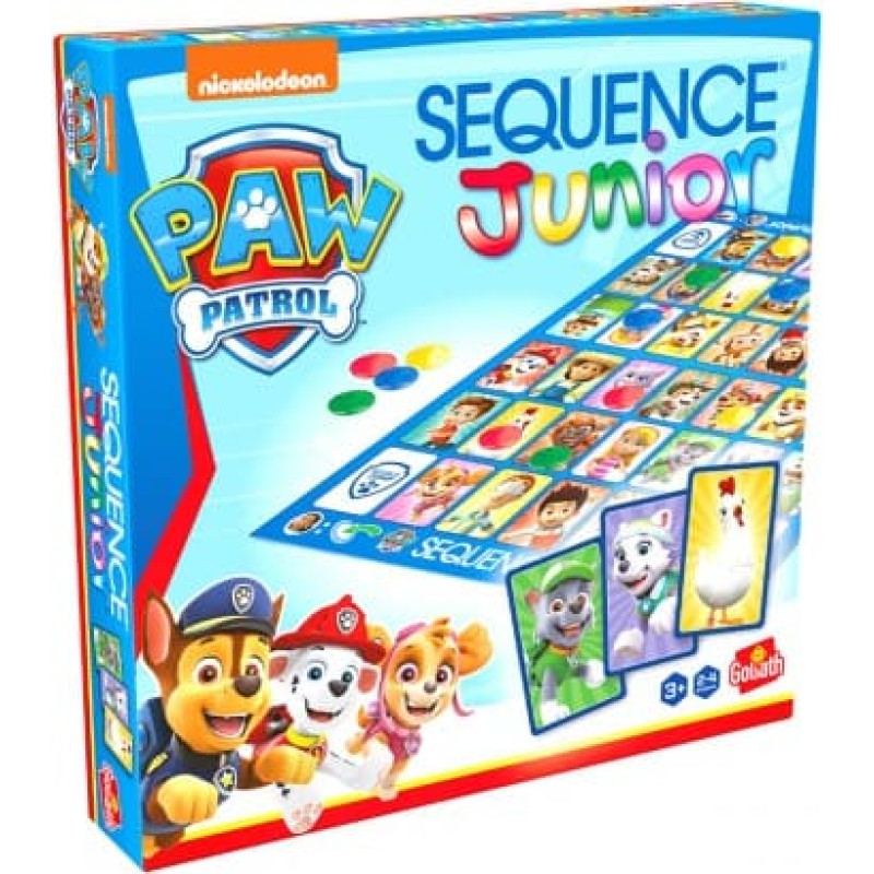 Goliath PAW PATROL galda spēle Sequence Junior, 932016,006