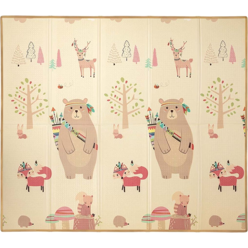 Milly Mally Sulankstomas putplasčio kilimėlis Play Woods T1