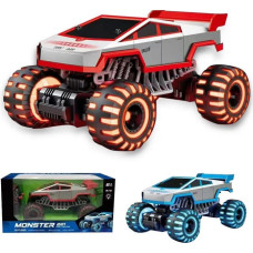 Puldiauto 4x4 Monster Truck 1:16 valgusega