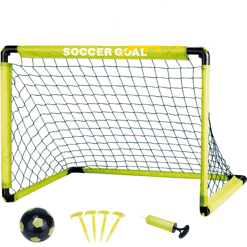 Futbolo vartai + kamuolys su pompa