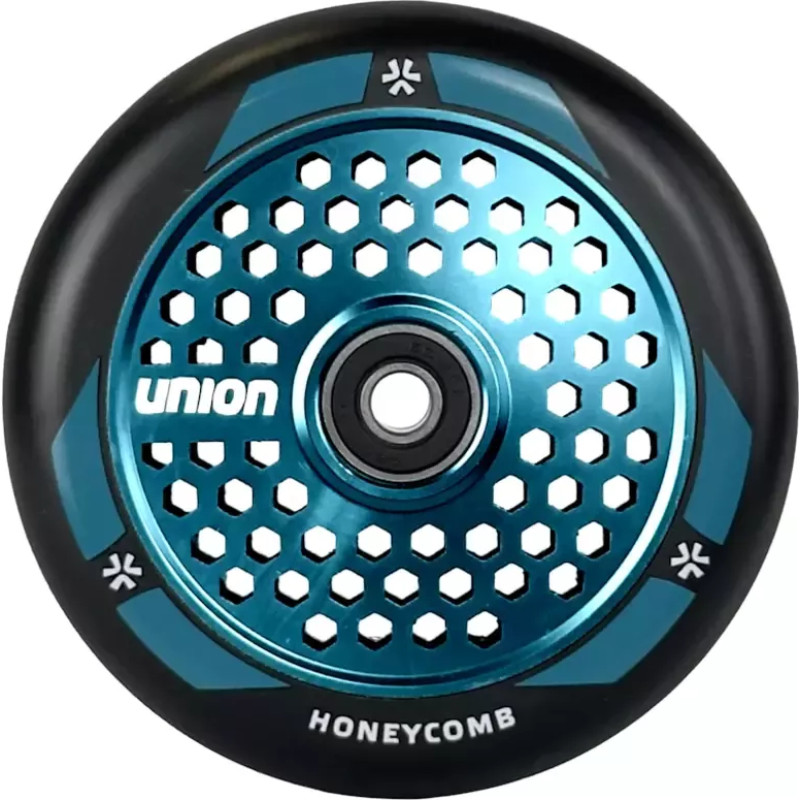 Union Ratas t&otilde;ukerattale UNION Honeycomb Pro Scooter Wheel 110mm, must/polished teal