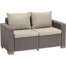 Keter Dārza dīvāns divvietīgs California 2 Seater Sofa bē&scaron;s