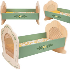 Classic World Drewniana Kołyska Vintage Ł&oacute;żeczko dla Lalek