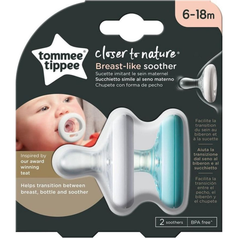 Tommee Tippee čiulptukai, 6–18 mėn., 2 vnt., 433628