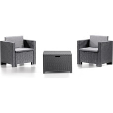 Bica Dārza mēbeļu komplekts Set Colorado 2 pelēks