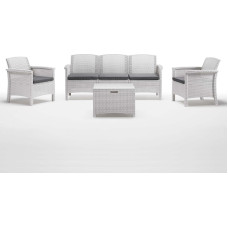 Bica Dārza mēbeļu komplekts Set Venezia 3 balts